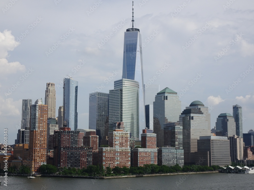 Obraz premium New York City skyline with Hudson River
