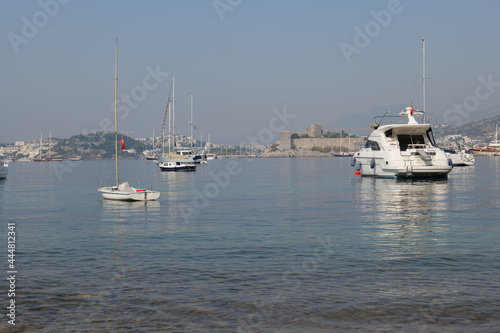 Fototapeta Naklejka Na Ścianę i Meble -  yachts in the sea on the summer day
