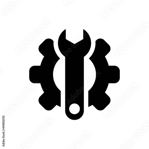 Maintenance wrench icon