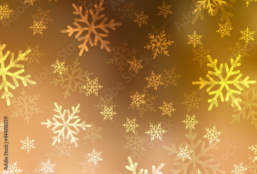 Wallpaper Mural Light Orange vector layout in New Year style. Torontodigital.ca
