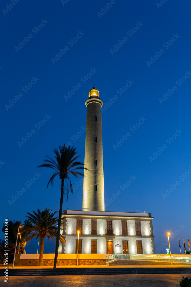Maspalomas Lighthouse in Gran Canary, Spain