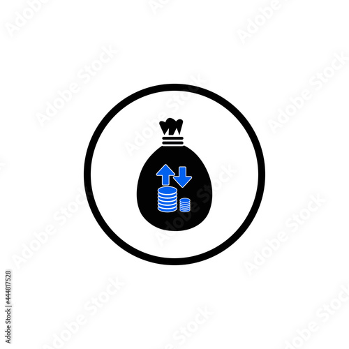 Raising, growth, invest, investment, money, mutual icon
