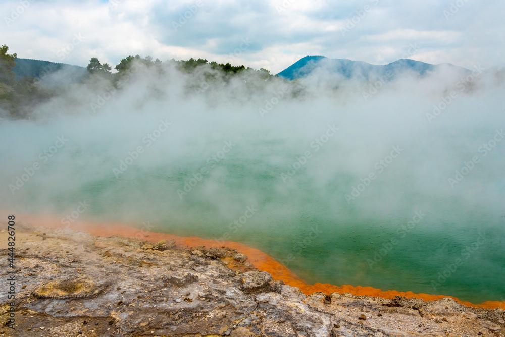 Natural wonders at Waiotapu Thermal Wonderland, New Zealand