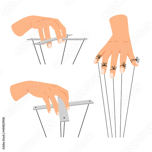 Puppet manipulation hands