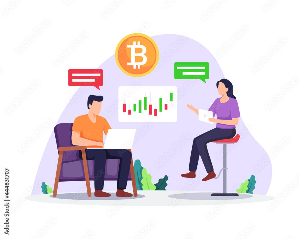 Cryptocurrency investment concept Cryptocurrency investment concept