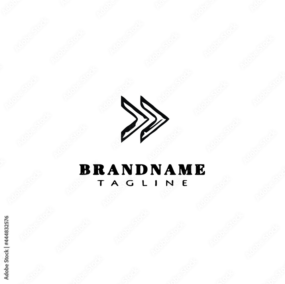 arrow logo template icon simple vector illustration arrow logo template icon simple vector illustration