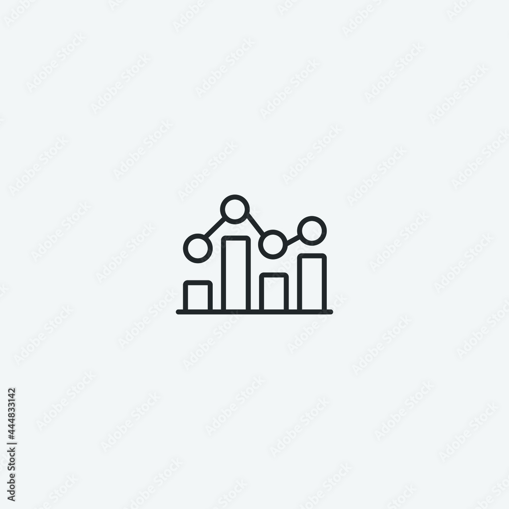 Ranking vector icon illustration sign Ranking vector icon illustration sign