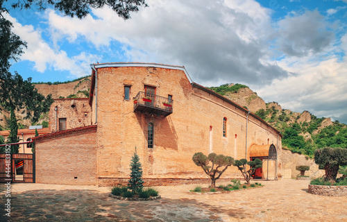 Mtskheta, Georgia. The Picturesque View Of Shiomgvime Or Shio-Mgvime Monastery, Medieval Monastic Complex. photo