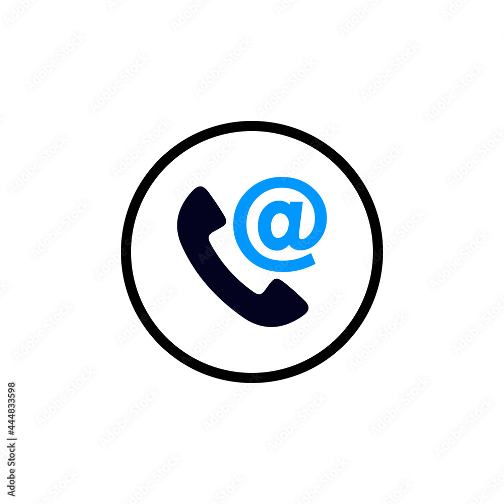 creative contact us icon vector creative contact us icon vector