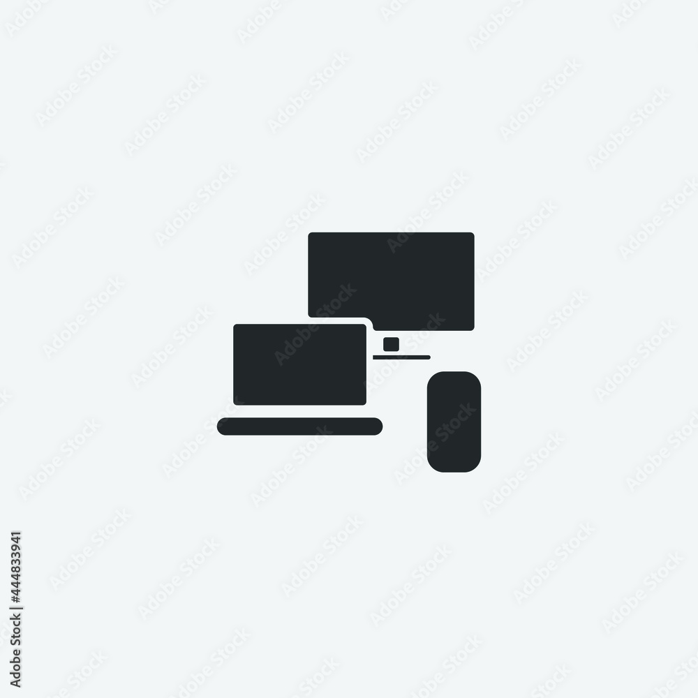 Responsive web design vector icon illustration sign