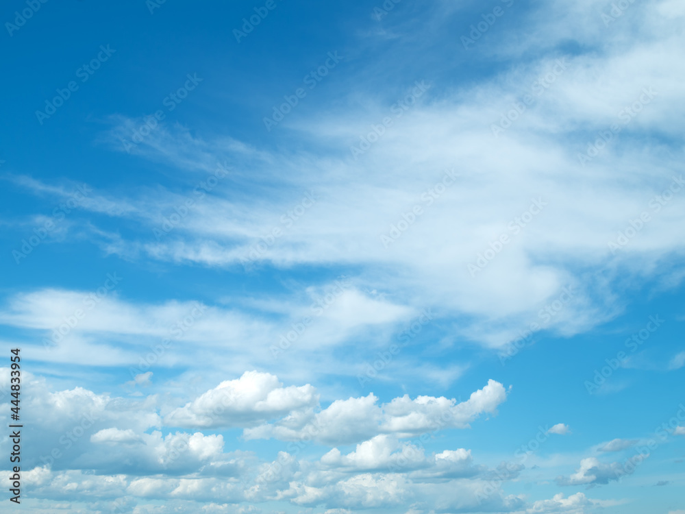 Sunny day with white clouds Sunny day with white clouds