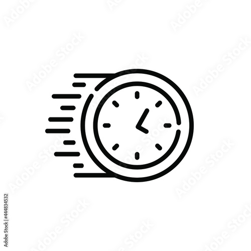 Quick response web icon. fast service vector icon in white background. 