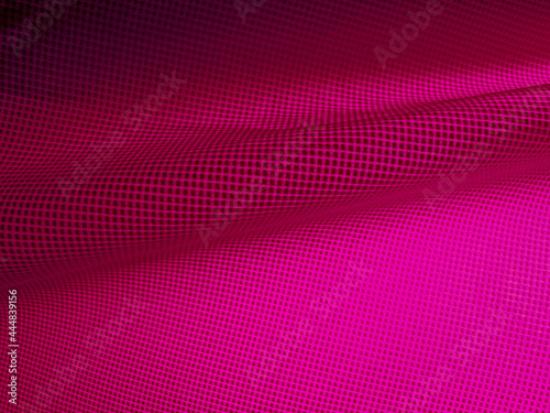 wavy pink texture in weft