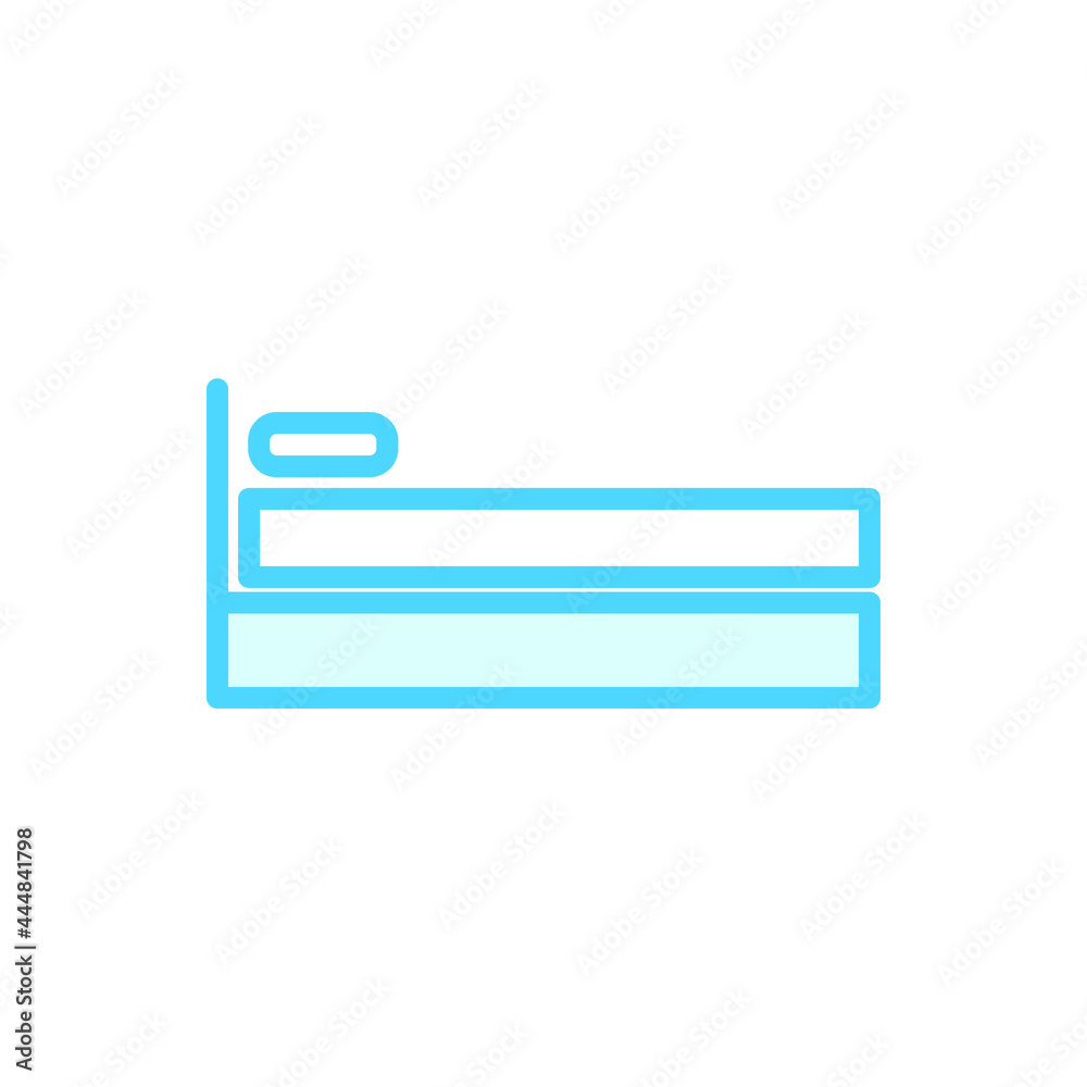 Illustration Vector Graphic of Bed icon Illustration Vector Graphic of Bed icon