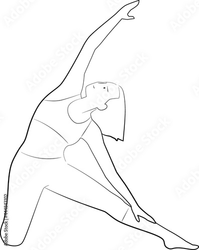 かんぬきのポーズ