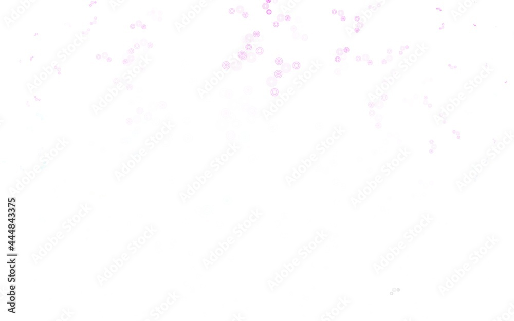 Light Pink, Green vector template with circles.