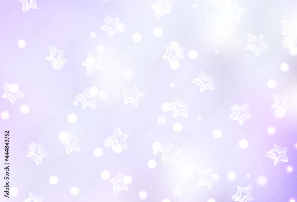 Light Purple vector pattern with christmas stars. Light Purple vector pattern with christmas stars.