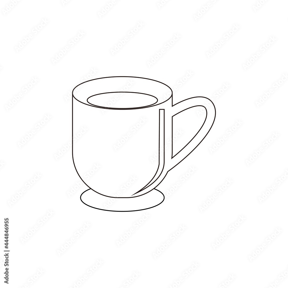 glass ceramic single icon, glass drink icon vector symbol glass ceramic single icon, glass drink icon vector symbol