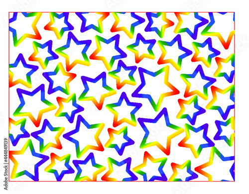 Color star rainbow background, texture for holidays, postcards, posters, websites, carnivals, birthday and children's parties