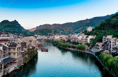 Scenery of Zhenyuan ancient town in Guizhou Province, China © Weiming