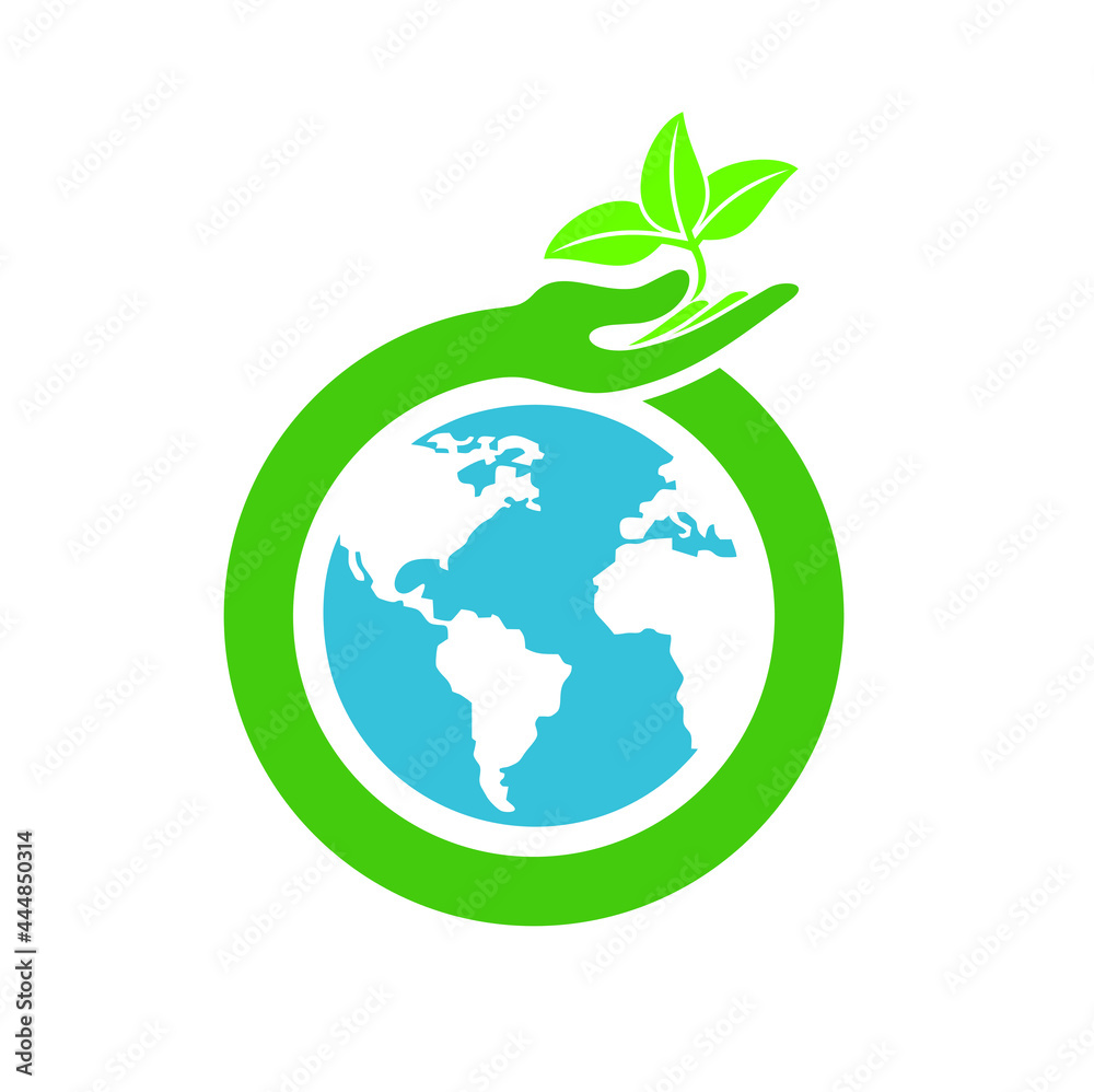 illustration for campaign let's green the earth 