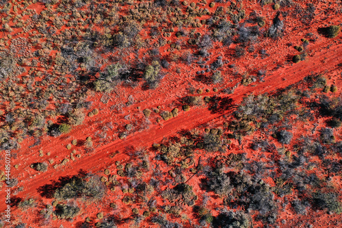 central Australia orange ground photo
