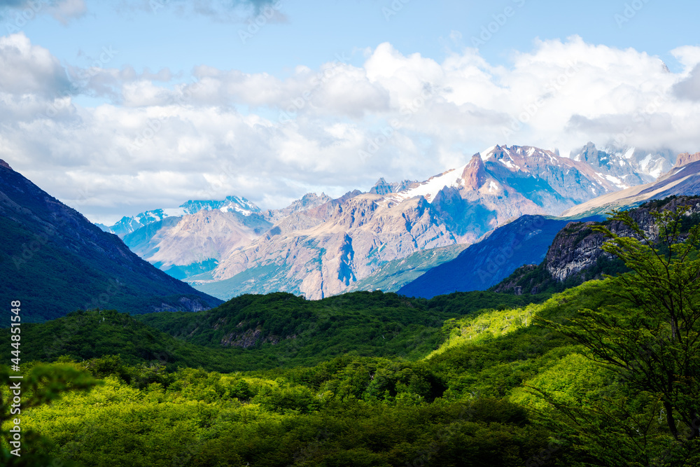 landscape with mountains