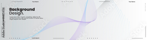 Foto Abstract banner design web templates, horizontal header web banner
