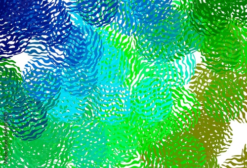 Light Blue, Green vector backdrop with wry lines.