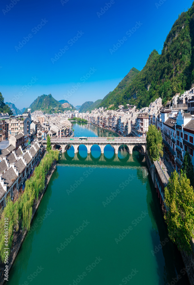 Zhenyuan ancient town scenic spot, Guizhou Province, China Zhenyuan ancient town scenic spot, Guizhou Province, China