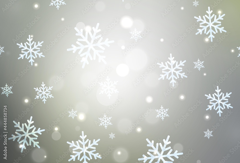 Light Gray vector layout in New Year style.