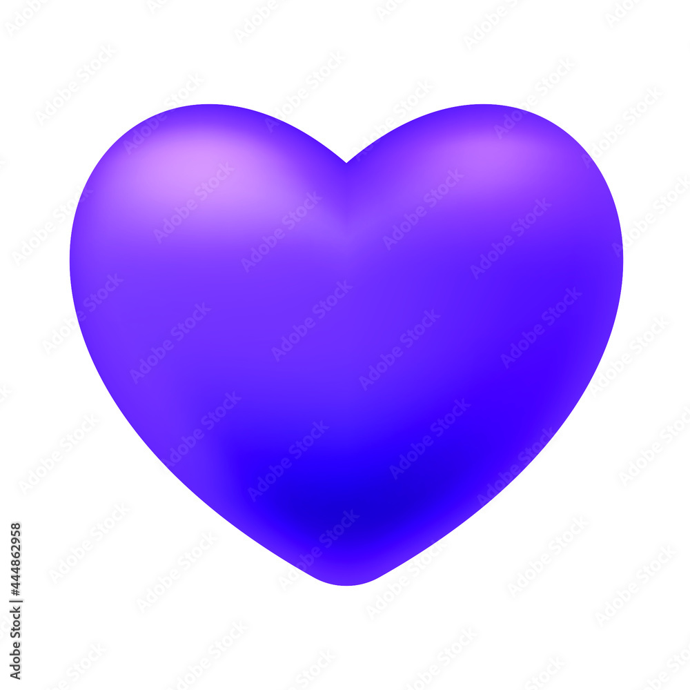 heart illustration, purple heart, love symbol Stock Vector Adobe Stock