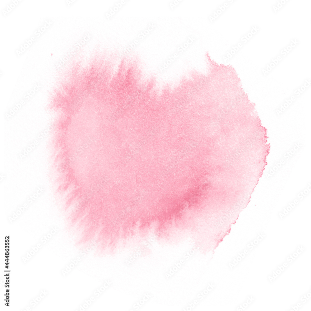 Pink watercolor logo paint background - IMAGE. Perfect art abstract design for logo and banner.