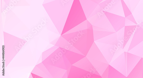 Abstract Pink Color Polygon Background Design  Abstract Geometric Origami Style With Gradient