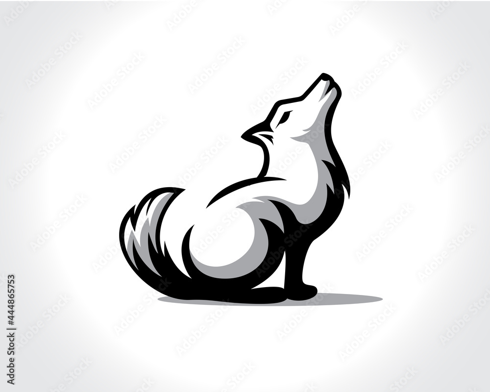 Drawn Howling Wolf Realistic - Wolf Howling Tattoo Design, HD Png Download  , Transparent Png Image - PNGitem