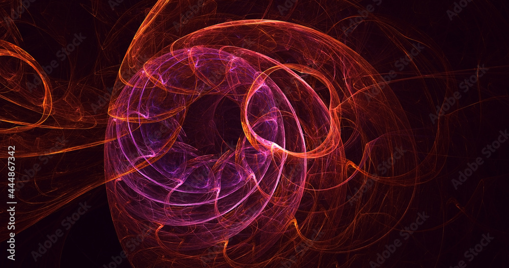 3D rendering abstract round light background 3D rendering abstract round light background