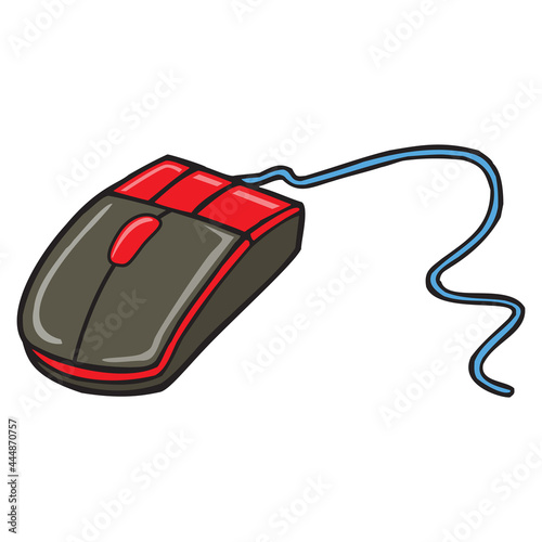 mouse vector illustration,isolated on white background