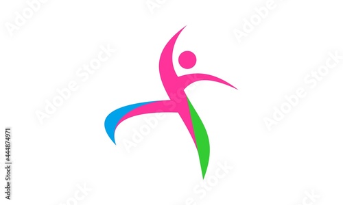 dance vector logo