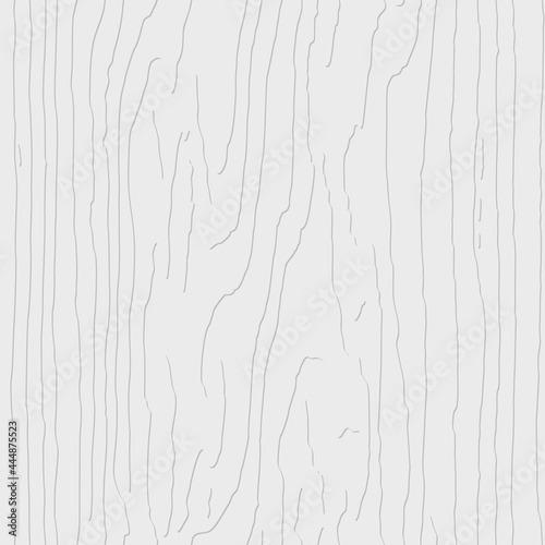 Seamless white wooden pattern. Wood grain texture. Dense lines. Abstract background. Vector