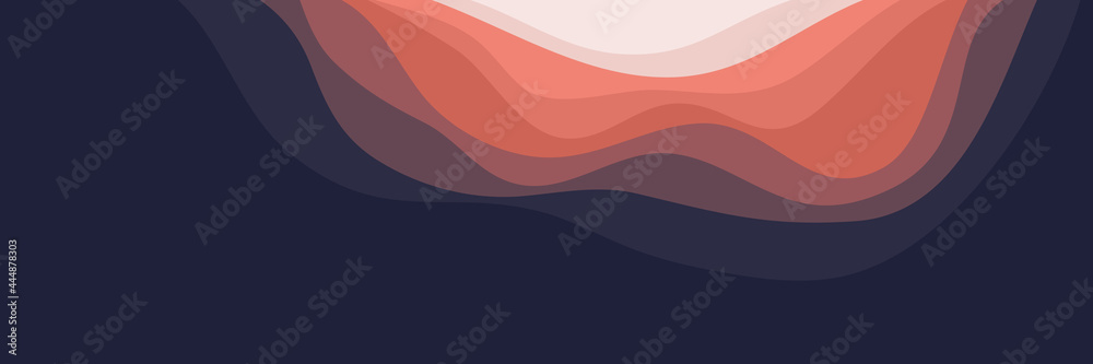 landscape mountain minimalist flat design vector illustration for pattern background, wallpaper, background template, and backdrop design