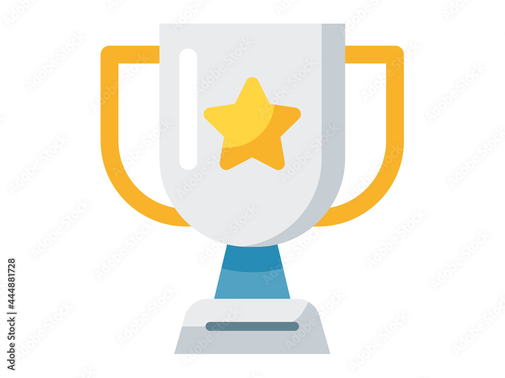 cup trophy single isolated icon with flat style cup trophy single isolated icon with flat style