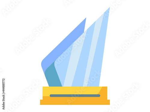 award honor single isolated icon with flat style