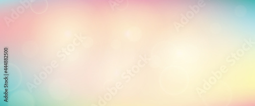 Abstract background with blur bokeh light effect