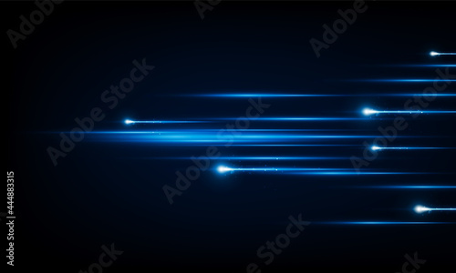 High speed concept. Arrow Light out technology background Hitech communication concept innovation background, vector design