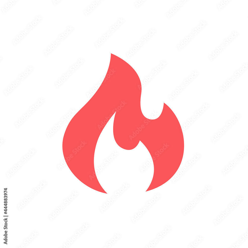 Fire Flame Flat Vector Icon Fire Flame Flat Vector Icon
