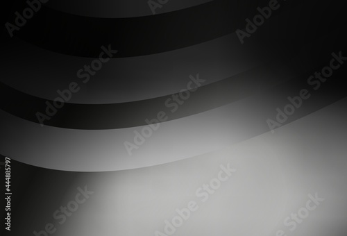 Dark Gray vector blurred shine abstract template.