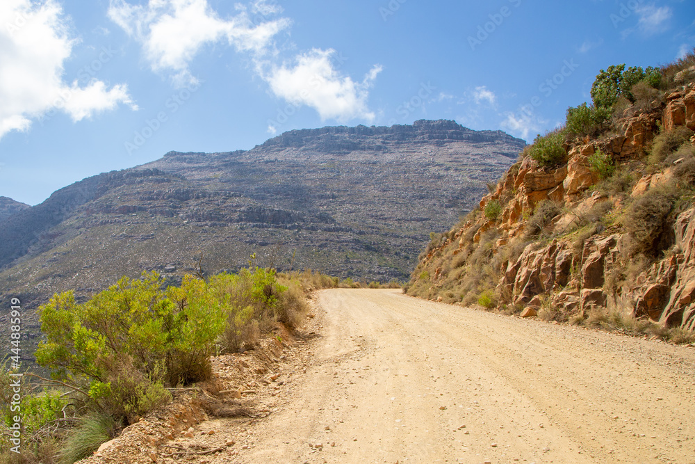 Dirt Road through the Cederberg Mountains in the Western Cape of South Africa