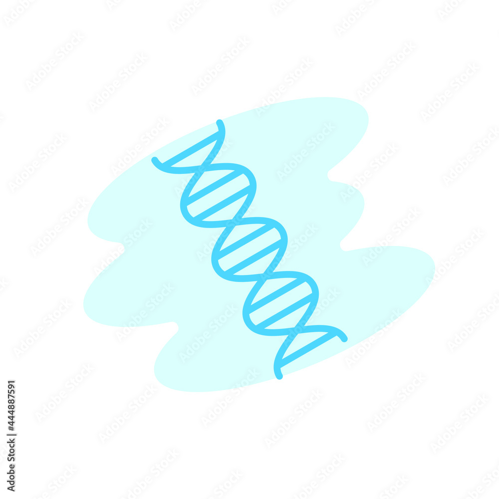 Illustration Vector Graphic of DNA icon Illustration Vector Graphic of DNA icon