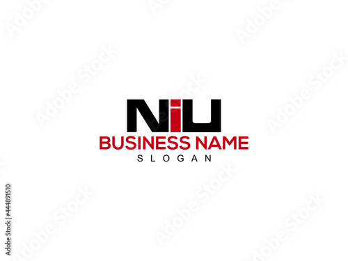 Letter NIU Logo Icon Vector Image Design For Company or Business photo