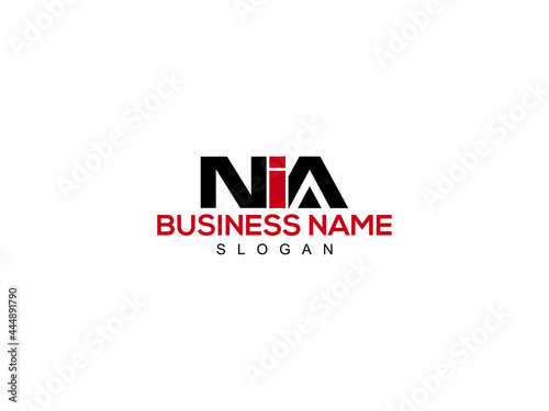 Letter NIA Logo Icon Vector Image Design For Company or Business photo